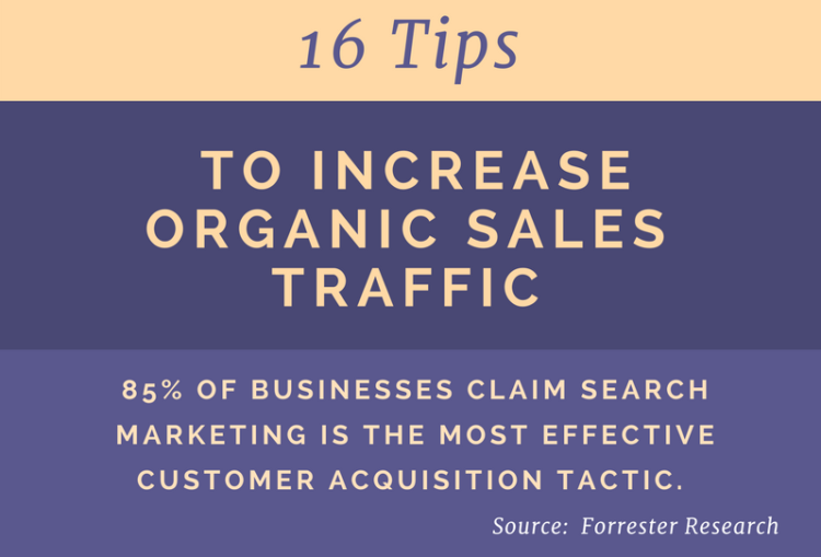 Tips to Increase Organic Sales Traffic