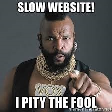 slow website speed